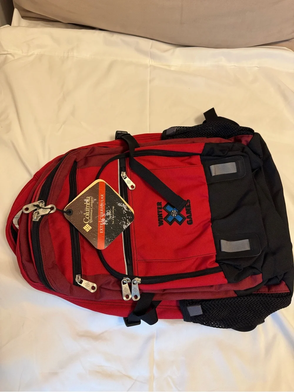 Columbia Red and Black Winter Games Backpack